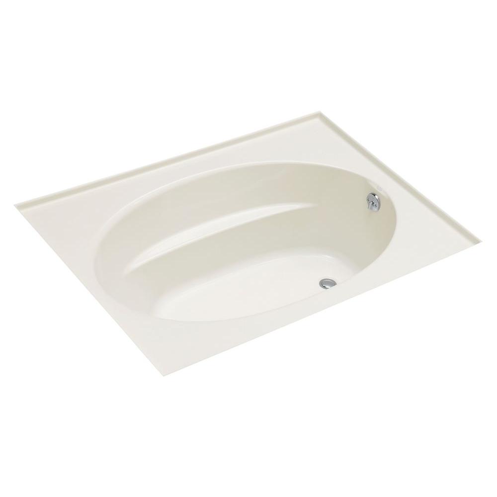 KOHLER Windward 5 ft. Right-Hand Drain with Three-Sided Integral Tile Flange Acrylic Bathtub in White