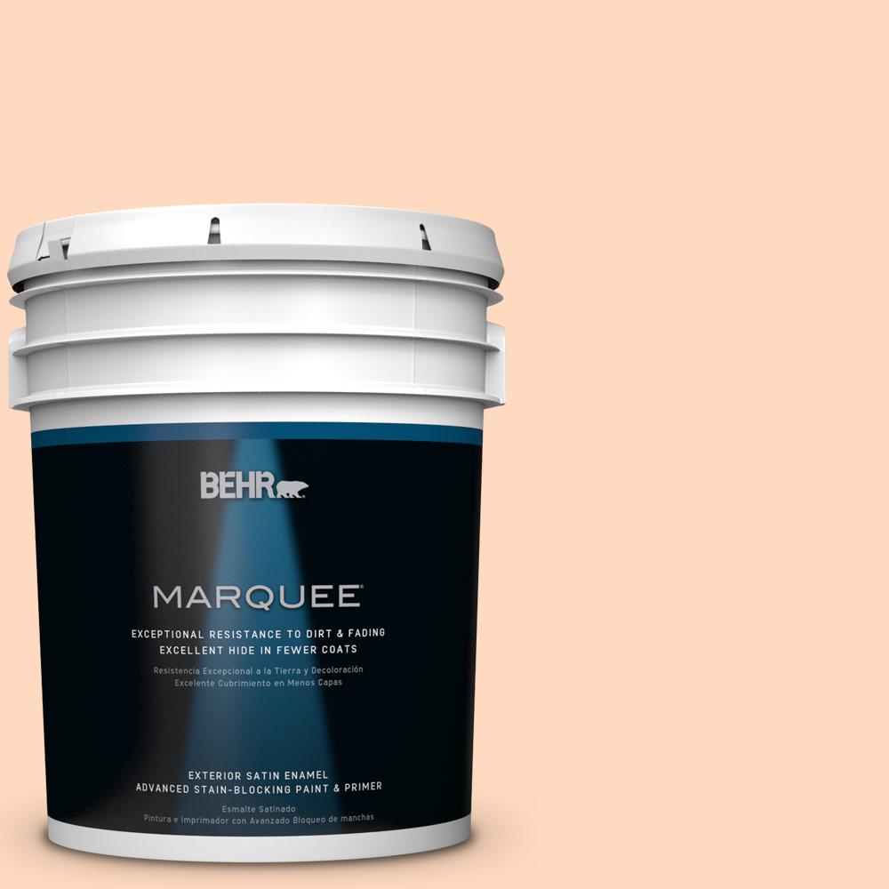 BEHR MARQUEE 5-gal. #P210-2 Citrus Delight Satin Enamel Exterior ...