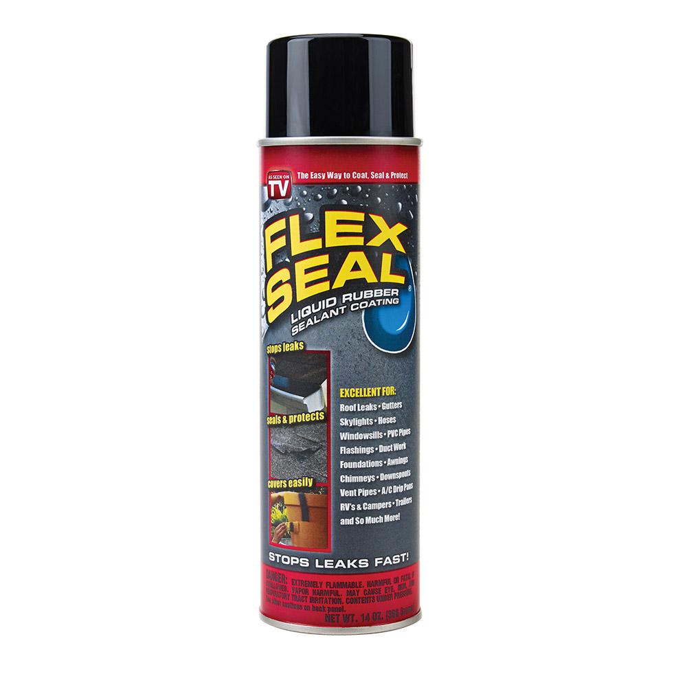 Flex Seal 1 qt. Black Liquid Rubber Sealant-LFSBLKR32 - The Home Depot