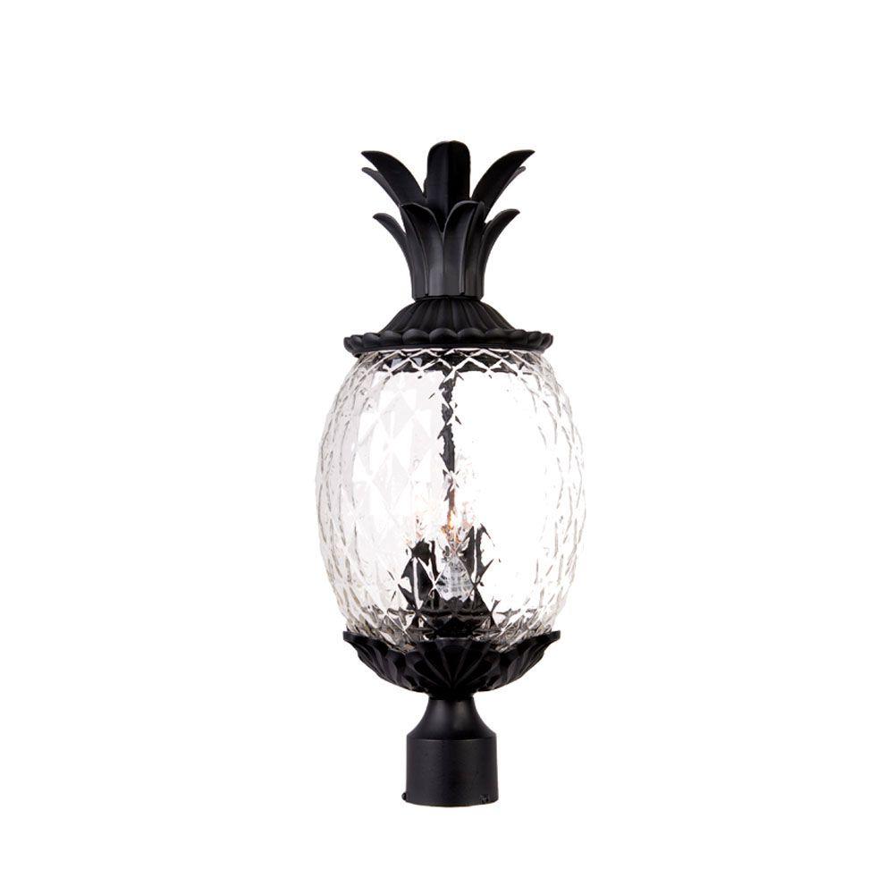 Acclaim Lighting Lanai 3-Light Matte Black Outdoor Post ...