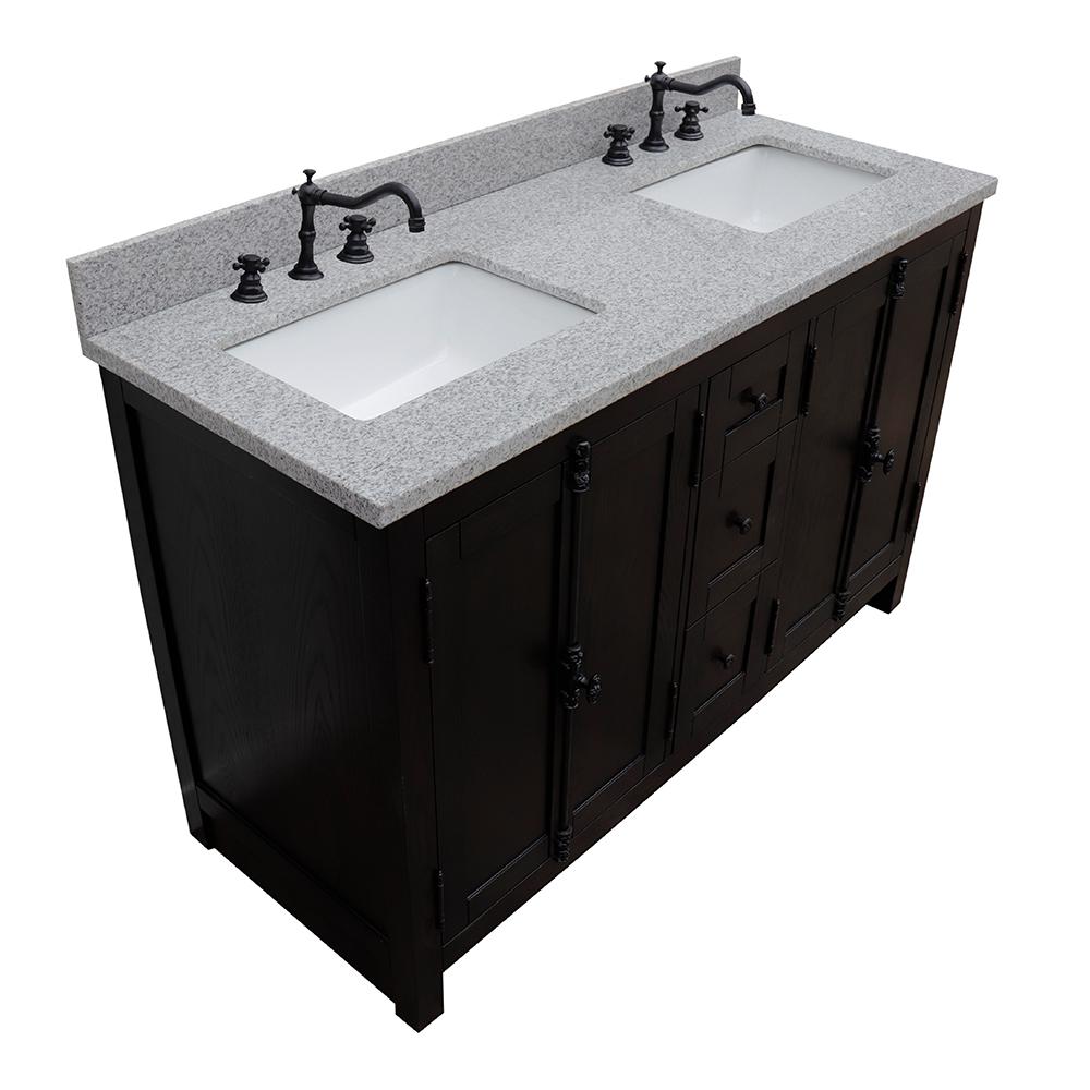 D Double Bath Vanity, Double Sink Vanity With Granite Top