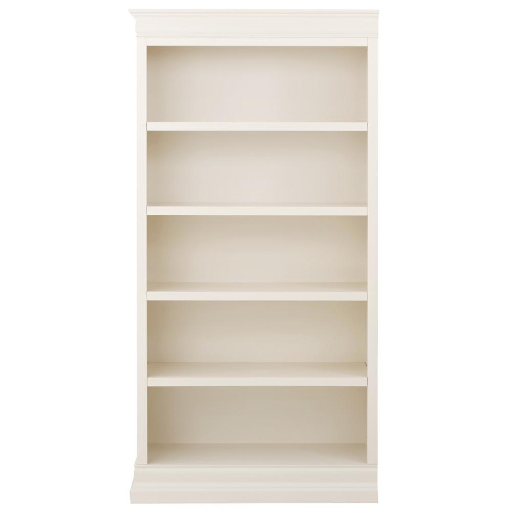 Home Decorators Collection Louis Philippe Modular Left Polar White Open Bookcase 9716000410 ...