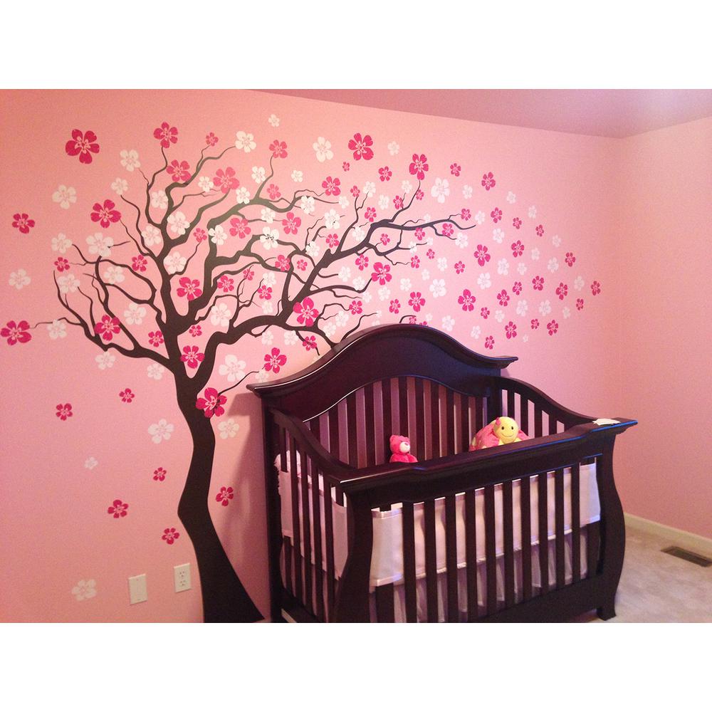 144 In X 83 Cherry Blossom Tree Removable Wall Decal