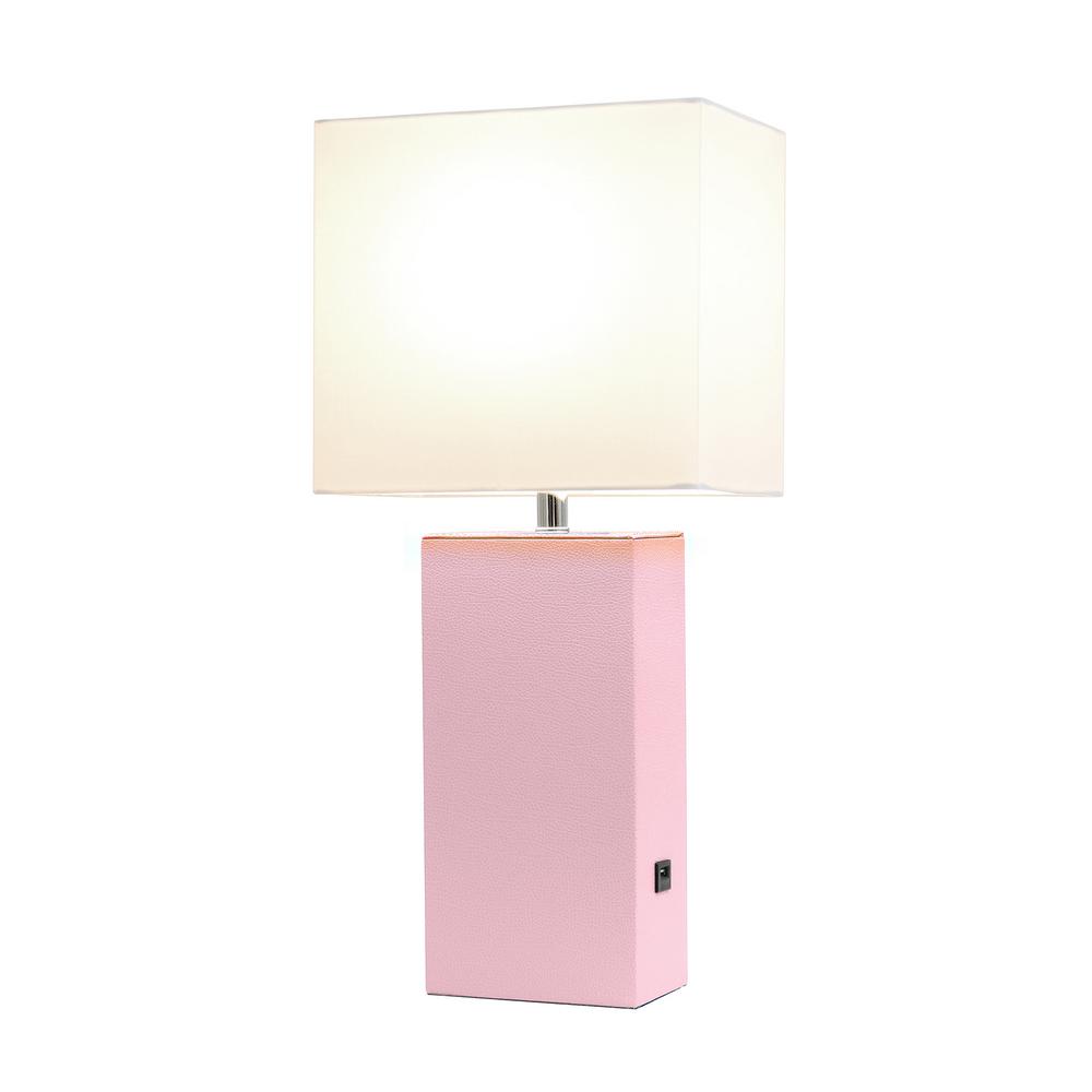 bedside lamps blush pink