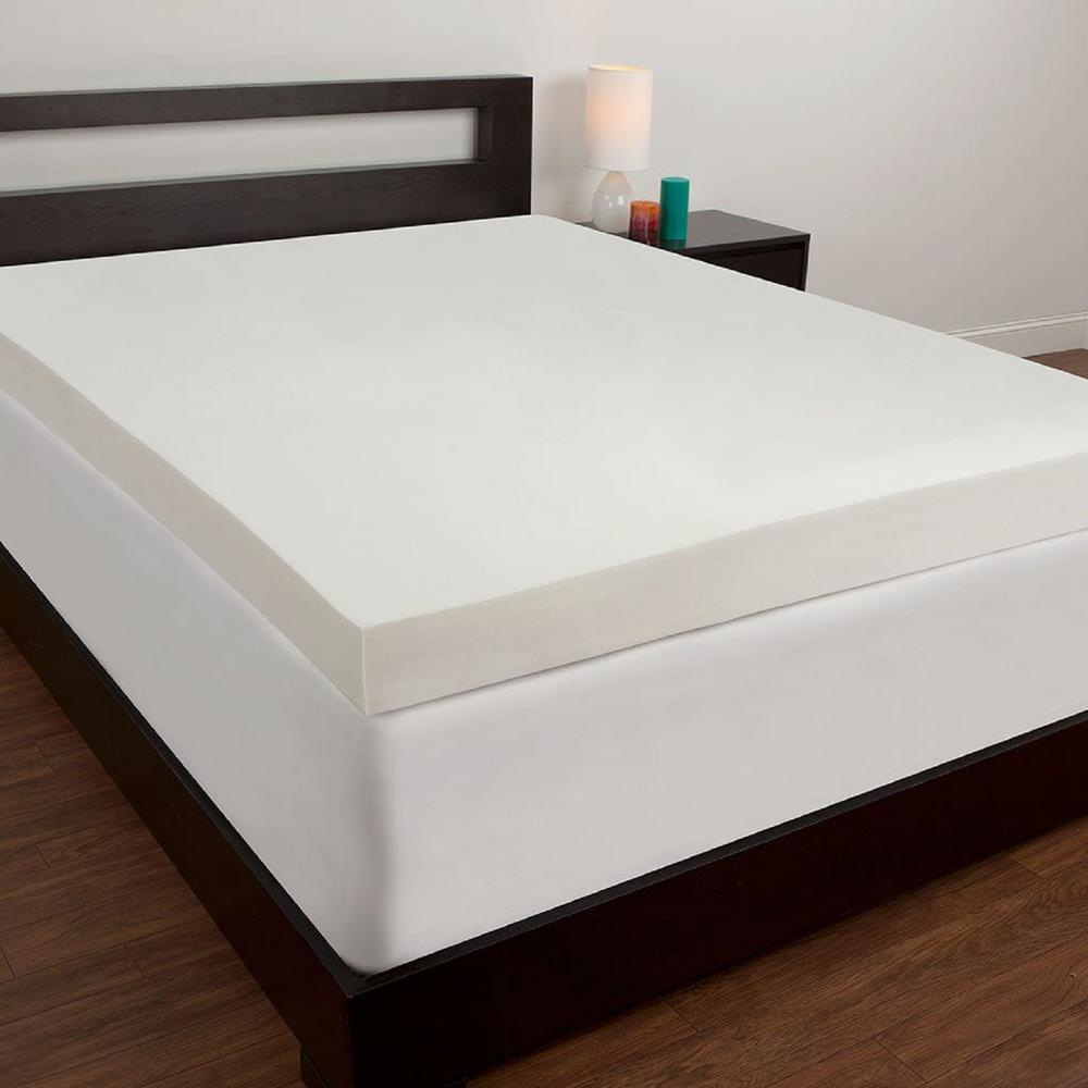 Comfort Revolution 10 in. Queen Memory Foam Mattress Topper ...