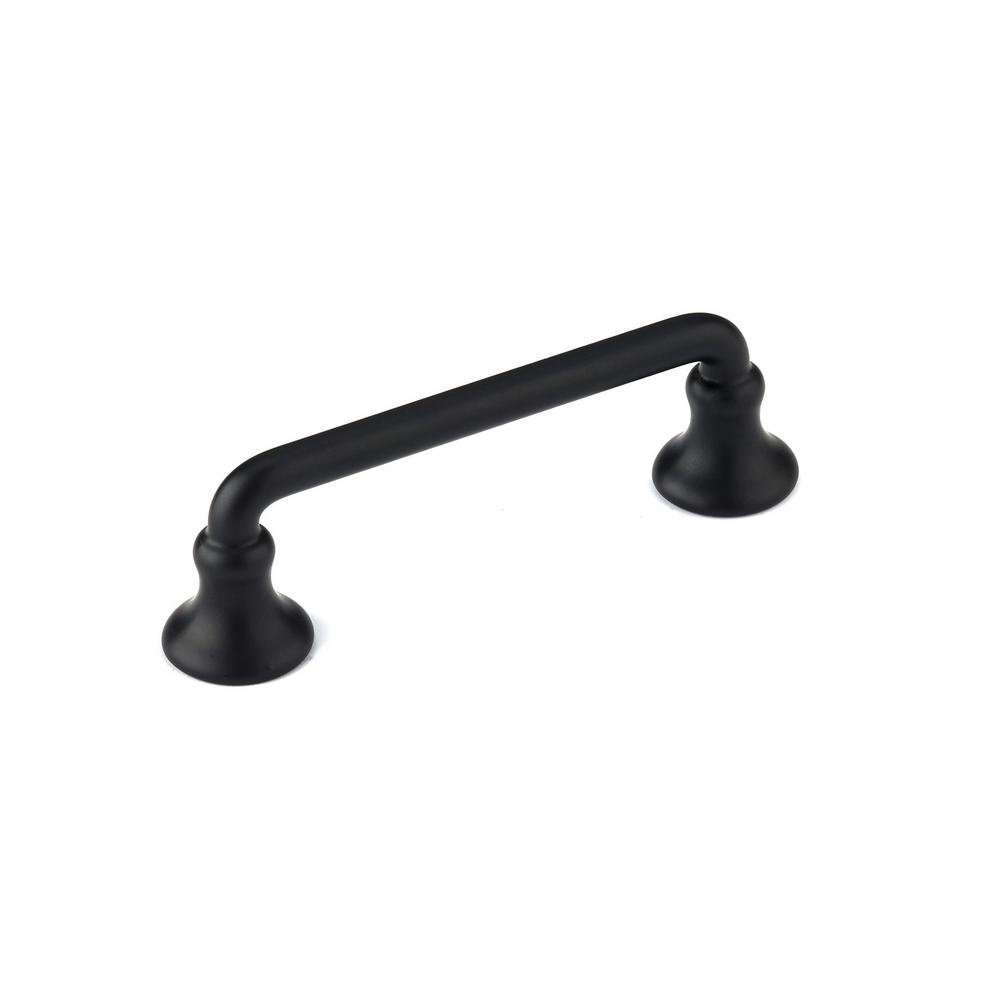 Richelieu Hardware 3 In Traditional Matte Black Cabinet Pull BP873900   Richelieu Hardware Drawer Pulls Bp873900 64 1000 