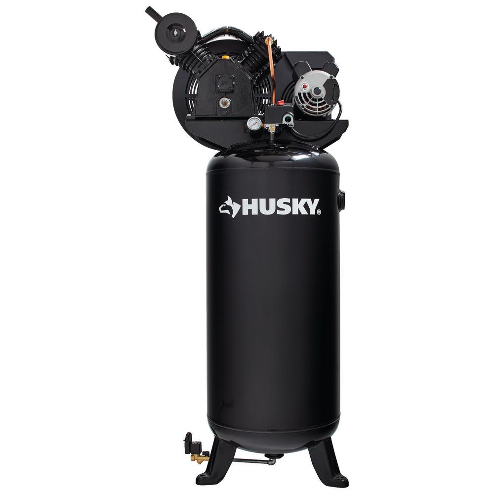 Husky 60 Gal 175 Psi Electric Stationary 2 Stage Air Compressor Hdc602000 The Home Depot