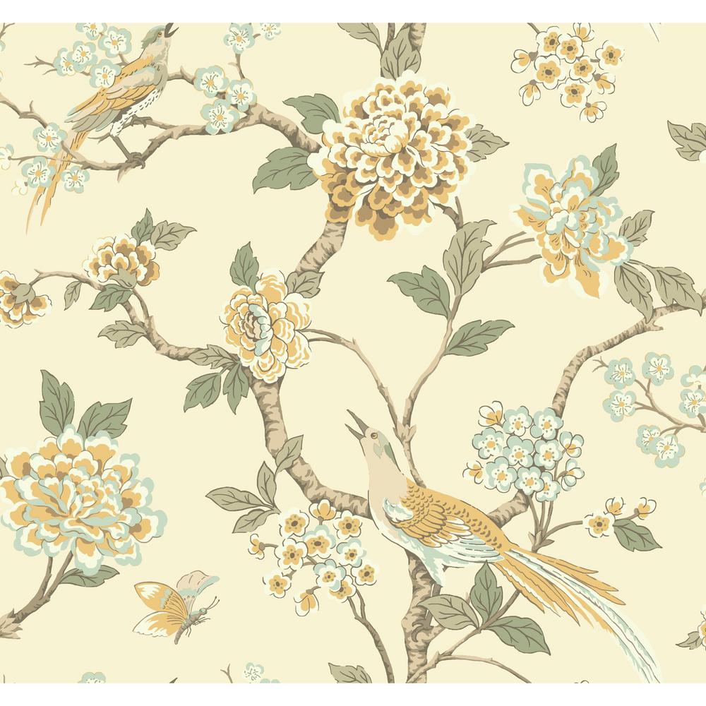 York Wallcoverings Ashford Toiles Fanciful Wallpaper-AF1904 - The Home ...