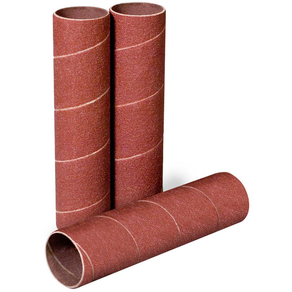 POWERTEC 41/2 in. x 1 in. 120Grit Sanding Sleeves (3Pack)11212