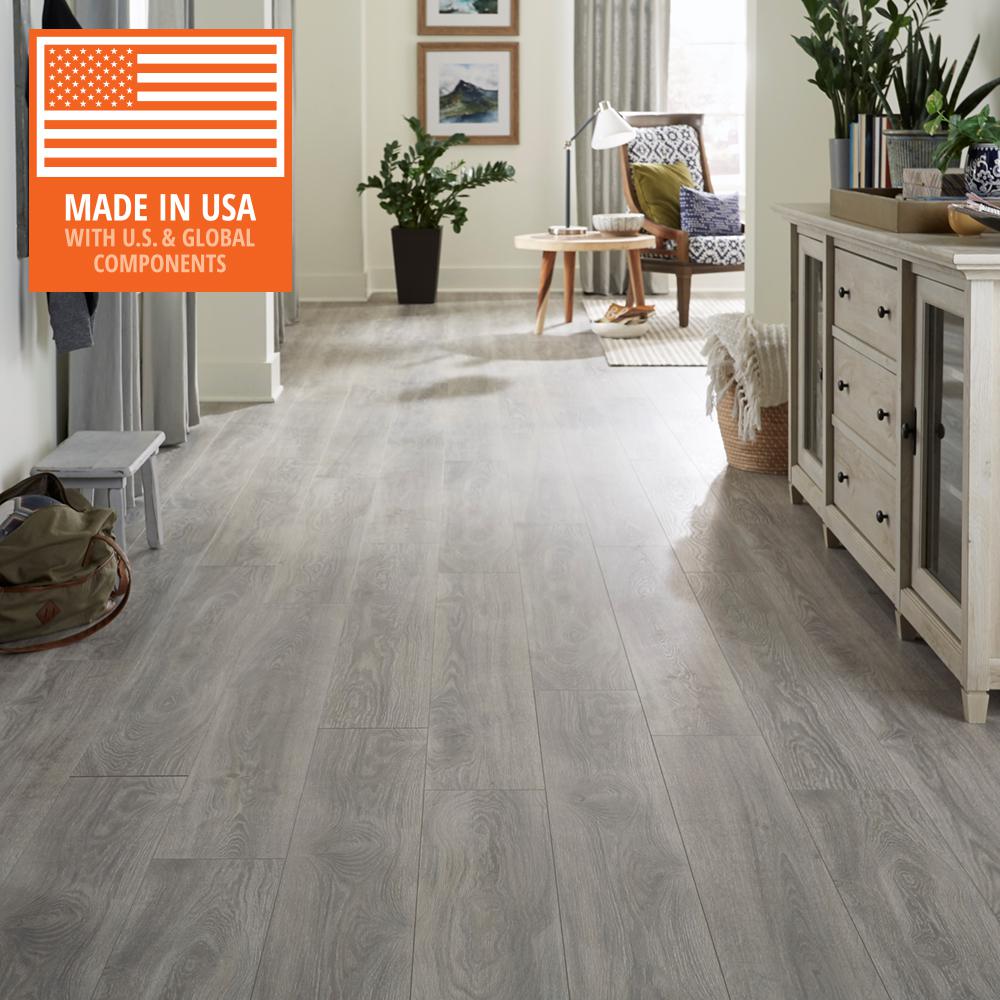 Length Laminate Flooring, Gray Laminate Flooring Home Depot