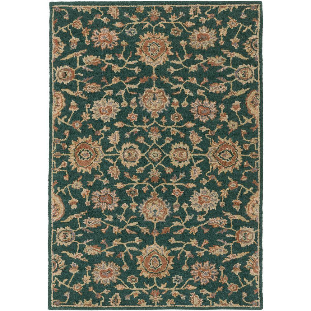 Artistic Weavers Origin Abigail Dark Green 5 ft. x 7 ft. 6 in. Indoor