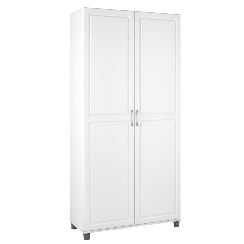 SystemBuild Trailwinds White Storage Cabinet-HD55936 - The Home Depot