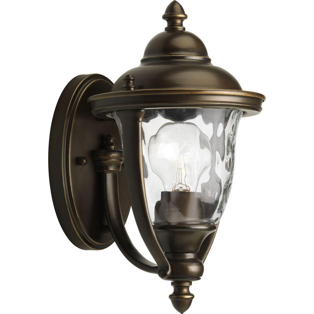 Details About Oil Rubbed Bronze Outdoor Wall Lantern 100w Medium Base Bulb Light Aluminum New