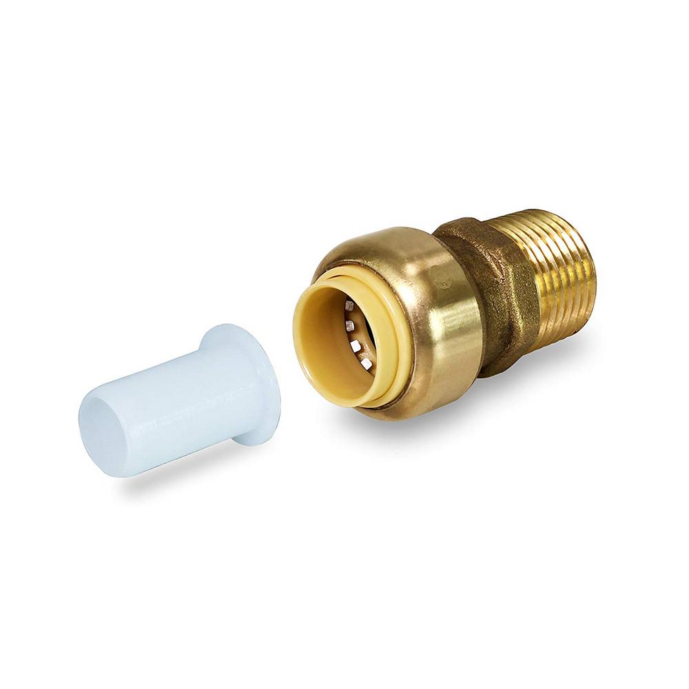 The Plumber's Choice 1/2 in. Push to Connect Push x Male Adapter, for