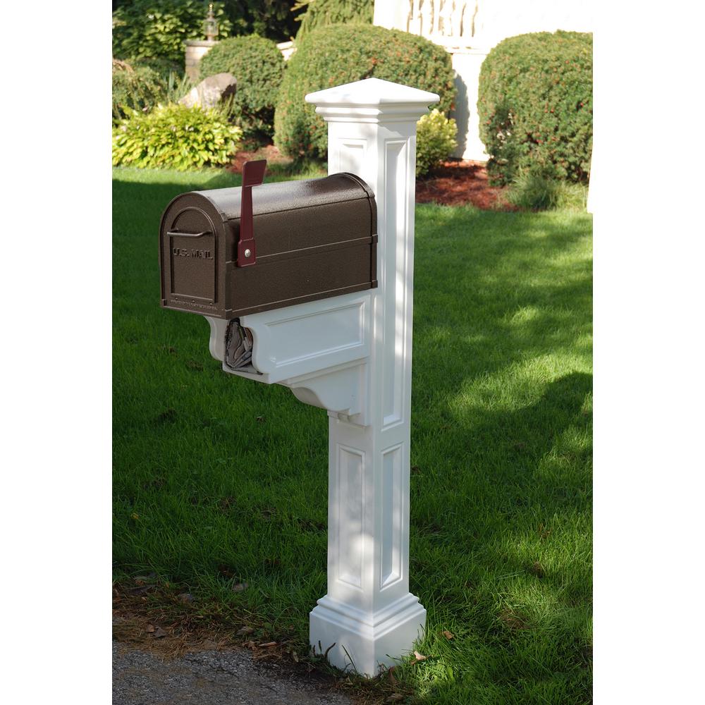 Composite Mailbox Posts & Stands Mailboxes, Posts & Addresses The Home Depot