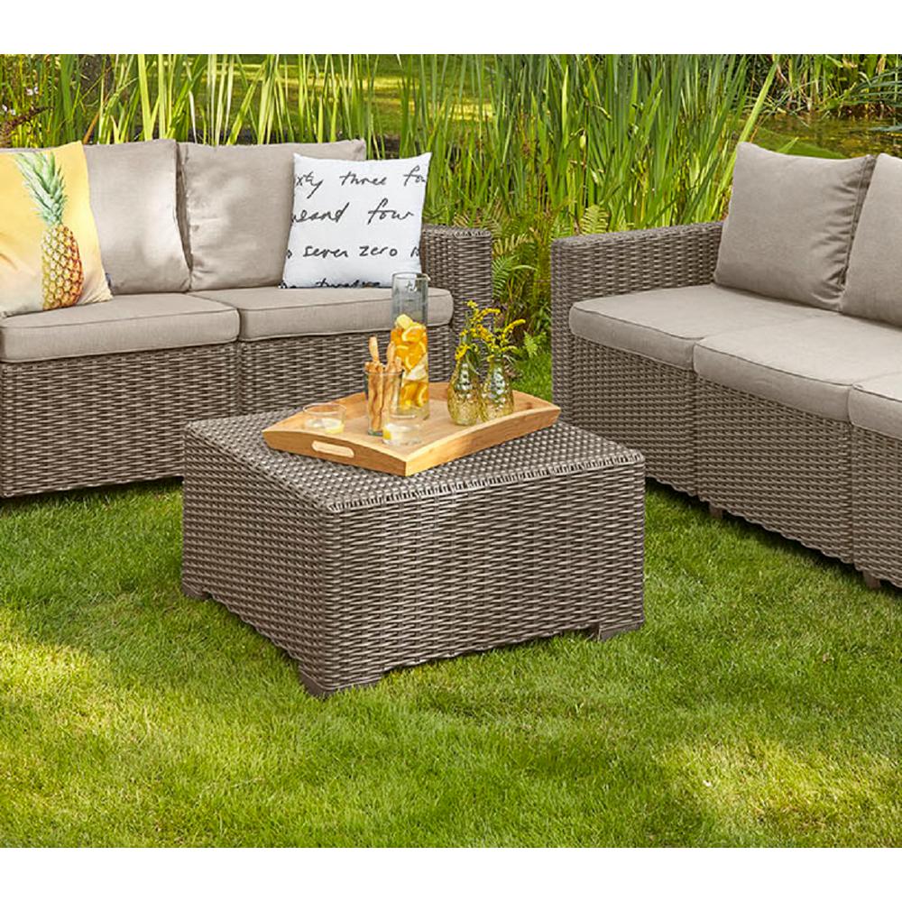 Allibert Outdoor Table California Garden Furniture Stand Graphite Cappuccino Patio - Allibert Patio Furniture Allibert Outdoor Table California Garden Furniture Stand Graphite Cappuccino Patio - Allibert Patio Furniture