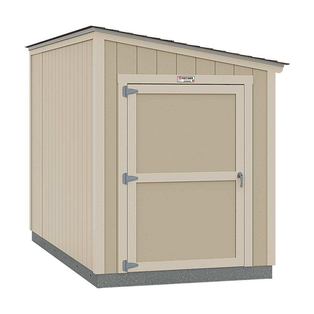 Tuff Shed Installed The Tahoe Series Lean To 6 Ft X 10 Ft X 8 Ft 3 In Un Painted Wood Storage Building Shed 6x10 L2 E1 Np The Home Depot