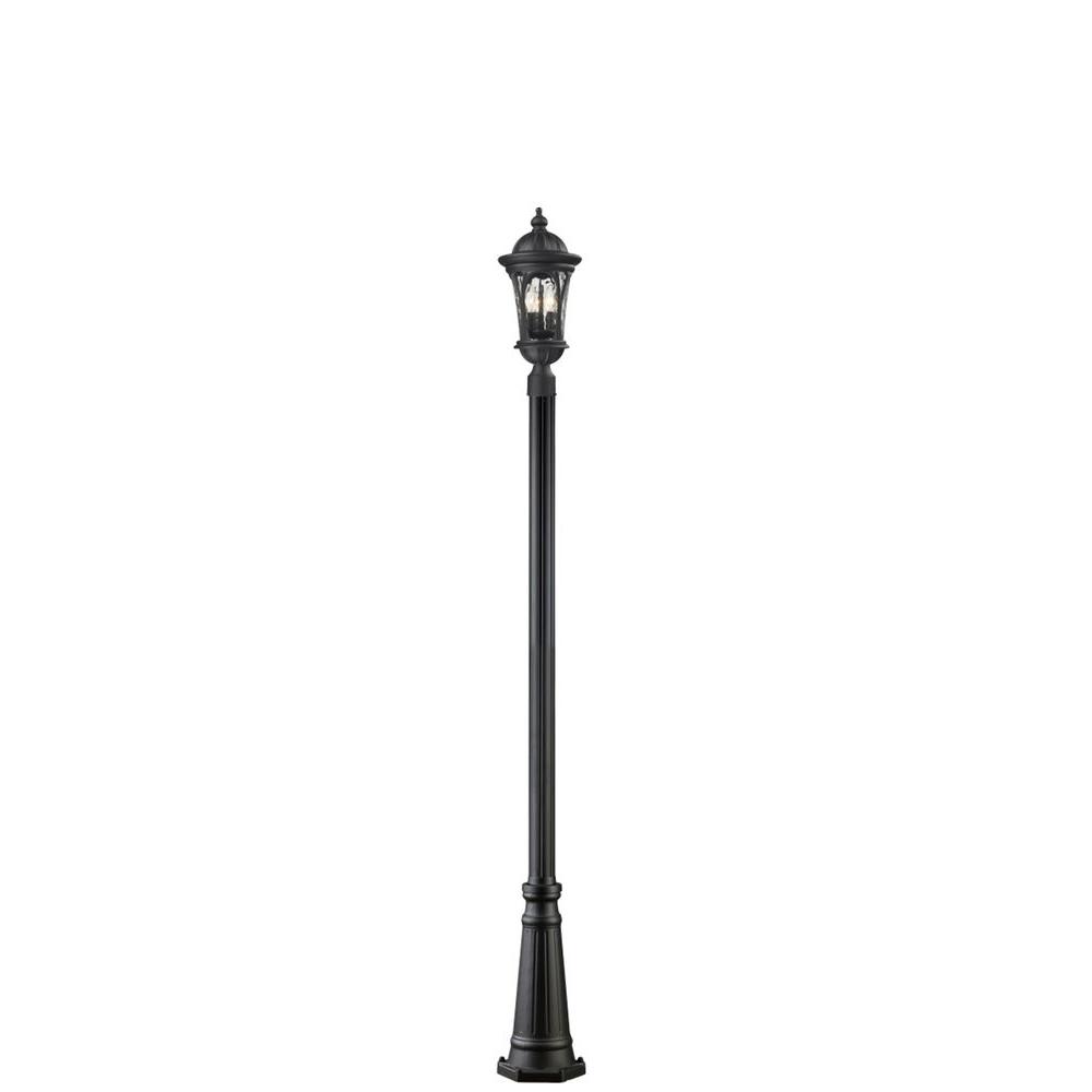 Filament Design Lawrence 3 Light Outdoor Black Post Cli Filament Design Lawrence 3 Light Outdoor Black Post