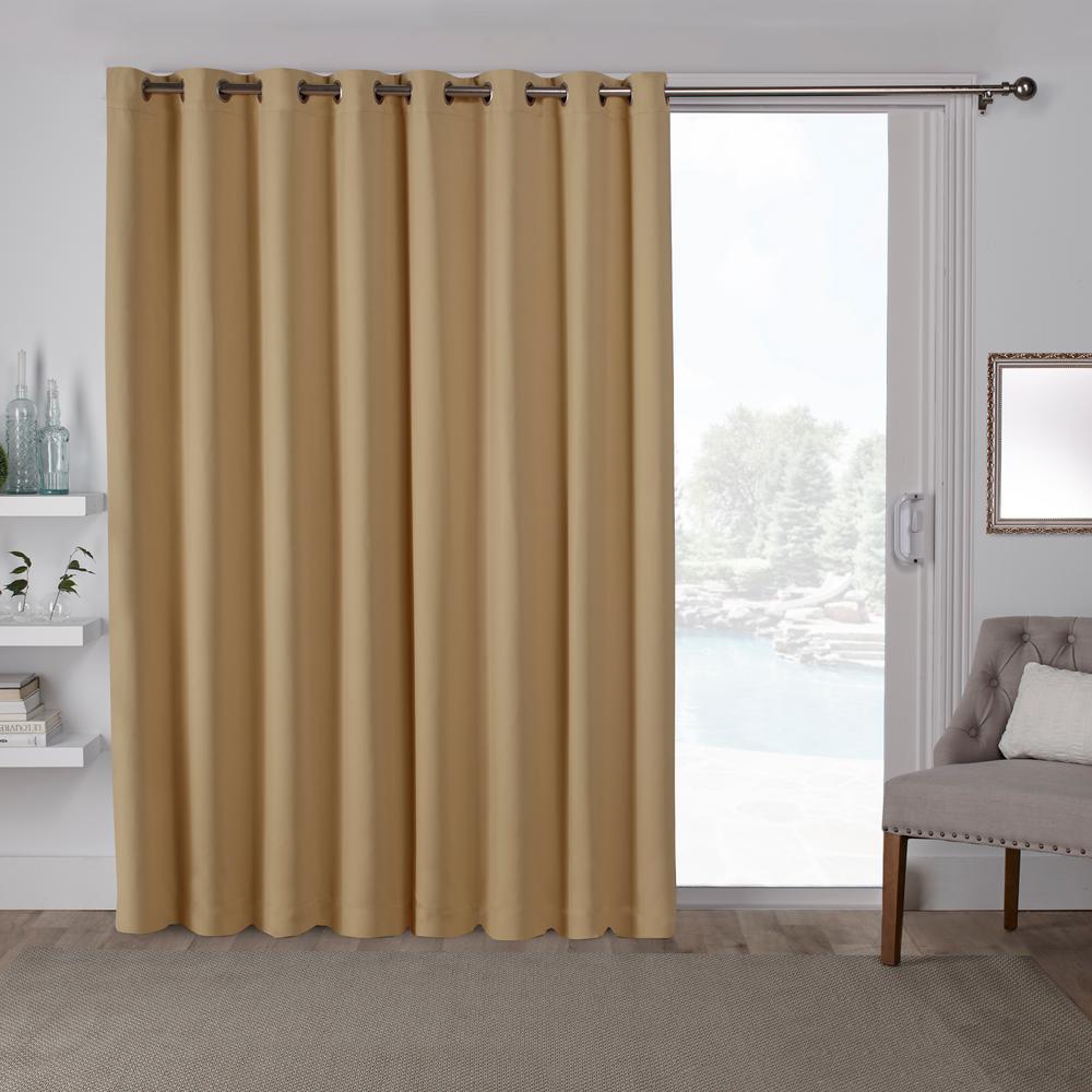 Sa Patio Sundress Yellow Blackout Grommet Top Wide Window Sa Patio Sundress Yellow Blackout Grommet Top Wide Window Curtain
