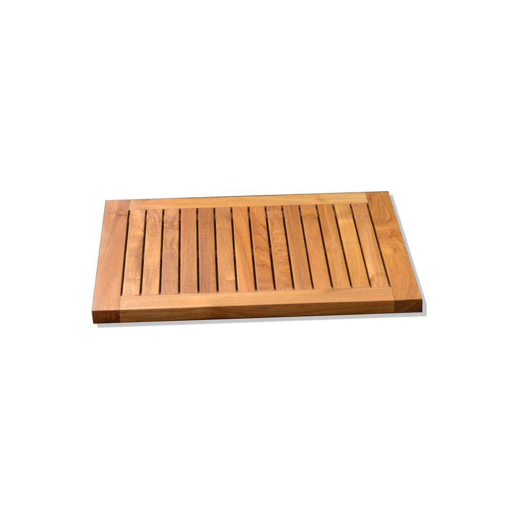 Tortuga Outdoor Teak Wood Indoor And Outdoor Shower Mat Tk Sh Mat