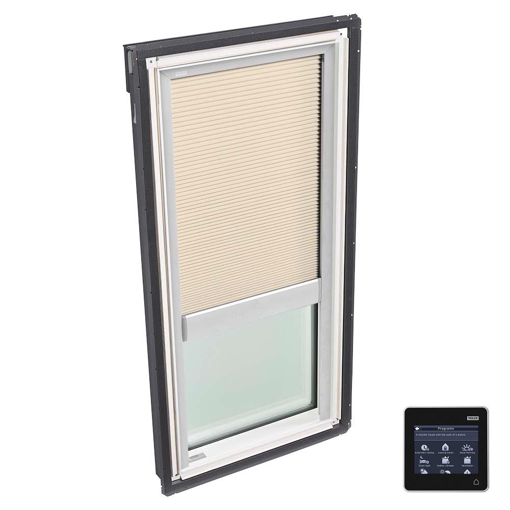 Velux 30 1 16 In X 54 7 Fixed Deck Mount Skylight W Velux 30 1 16 In X 54 7