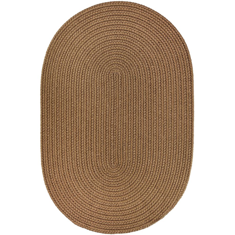 Rhody Rug Texturized Solid Lt Brown Poly 8 Ft X 11 Oval Braided Area Rhody Rug Texturized Solid Lt Brown Poly 8 Ft X 11 Oval Braided Area