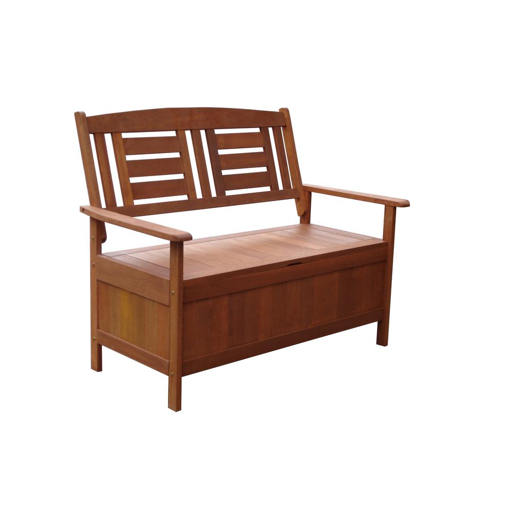 Lautan Kalbarri Wood Storage Outdoor Bench Seat 88891 The Home Depot Lautan Kalbarri Wood Storage Outdoor Bench Seat 88891 The Home Depot
