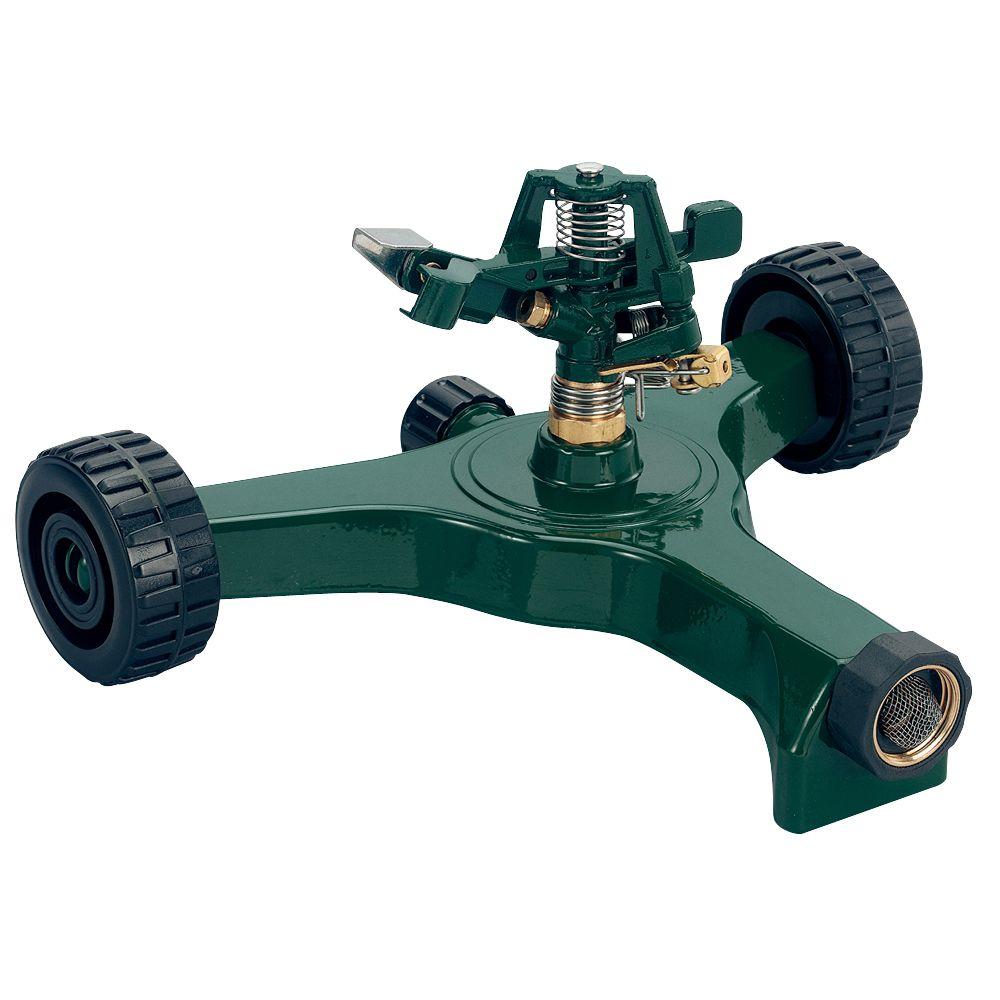 Orbit 20,106 sq. ft. Zinc Impact Sprinkler with Plastic Wheel Base by Orbit
