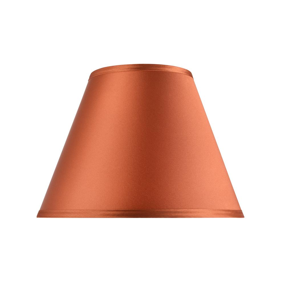 Empire Orange Recently Added Lighting The Home Depot Burnt Orange Hardback Empire Lamp Shade