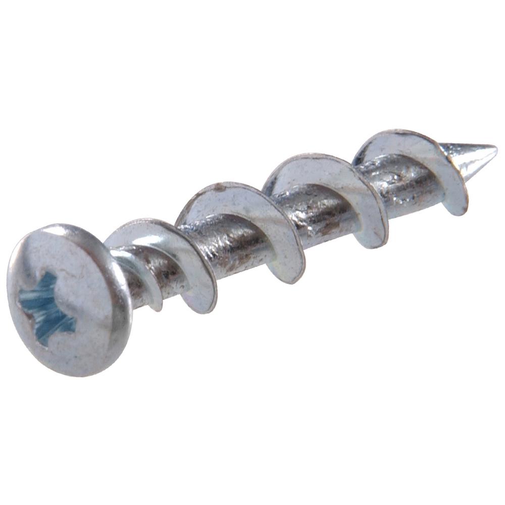 201 Piece Wall Conical Anchor Kit 1/" Drywall Masonry Round Head Screw Fastener