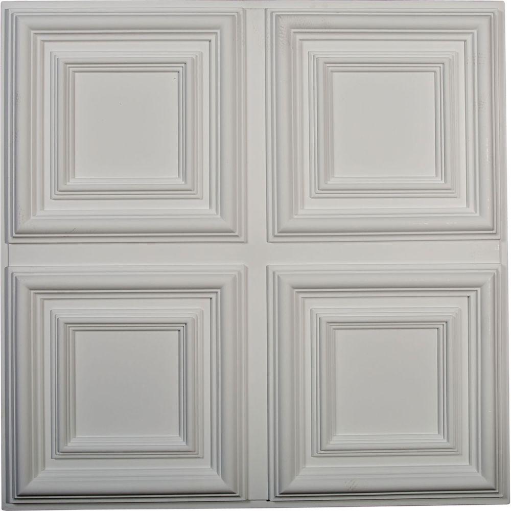 Ekena Millwork 23 3 4 In Quatro Square Ceiling Medallion