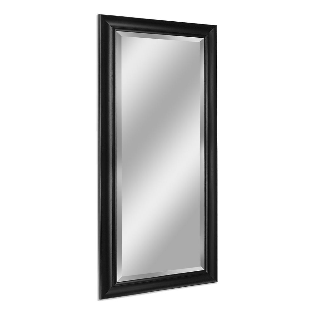 Deco Mirror Contemporary 31 In. W X 65 In. H Framed Rectangular Beveled ...