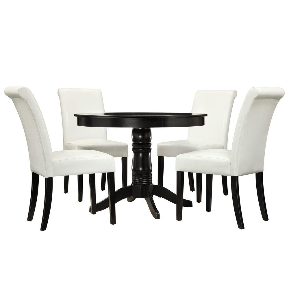 HomeSullivan Marist 5Piece White Dining Set40122D901W5PCWHS The