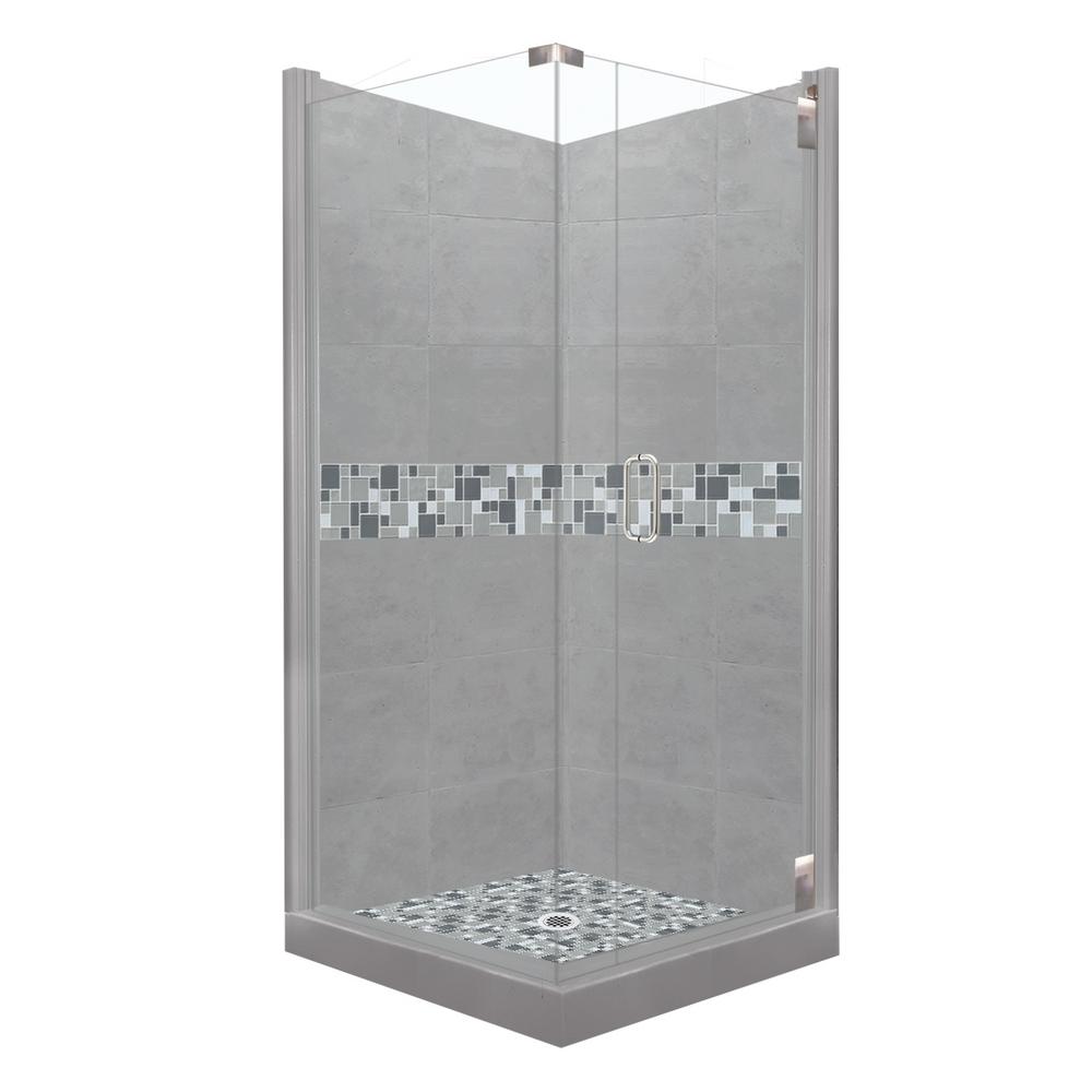 American Bath Factory Newport Grand Hinged 42 in. x 42 in. x 80 in