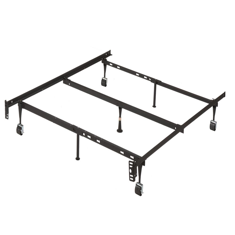 Kings Brand Furniture Adjustable Twin Xl Full And Adjustable Twin Xl Full And Queen Bed Frame Metal 7 Leg With Center Support Rollers Fits