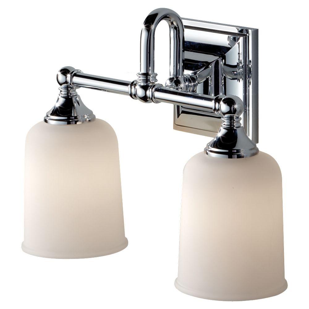Feiss Harvard 2Light Chrome Vanity LightVS27002CH The Home Depot