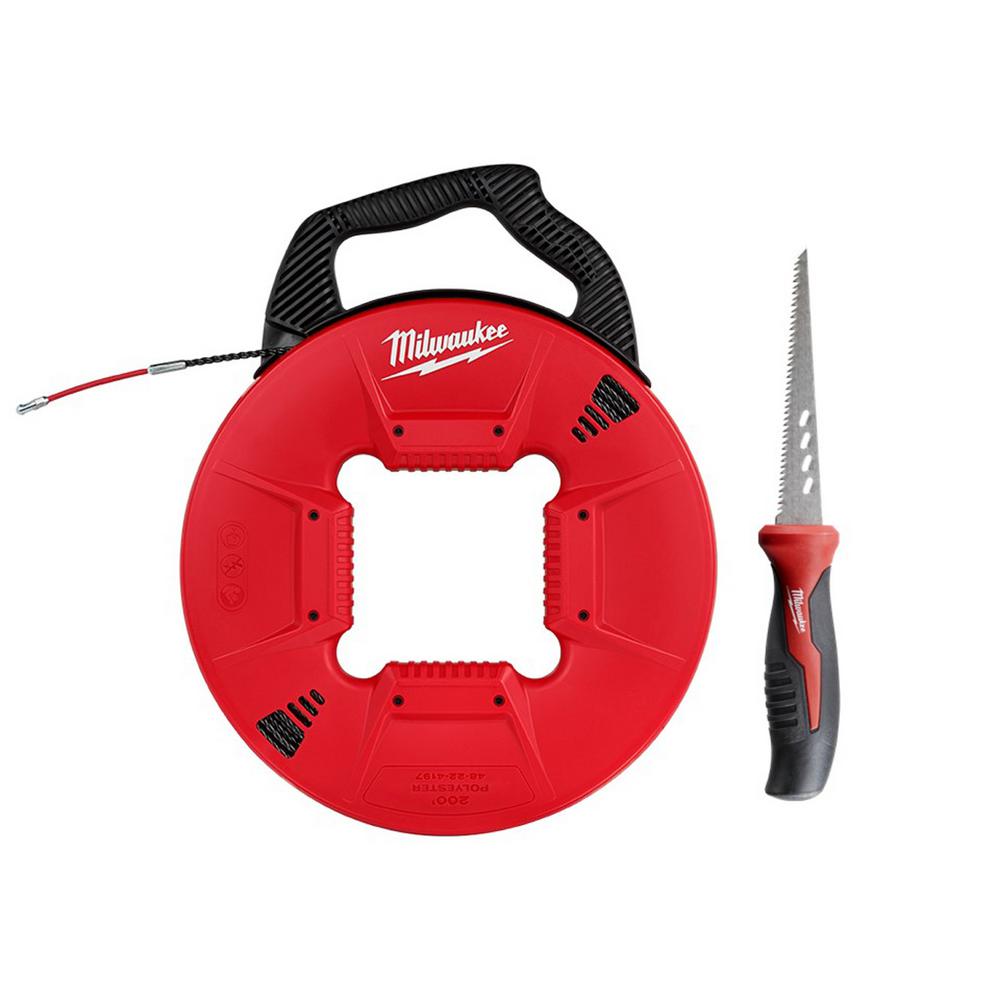 Milwaukee 15 ft. Mid Flex Fiberglass Fish Stick Kit with Fish