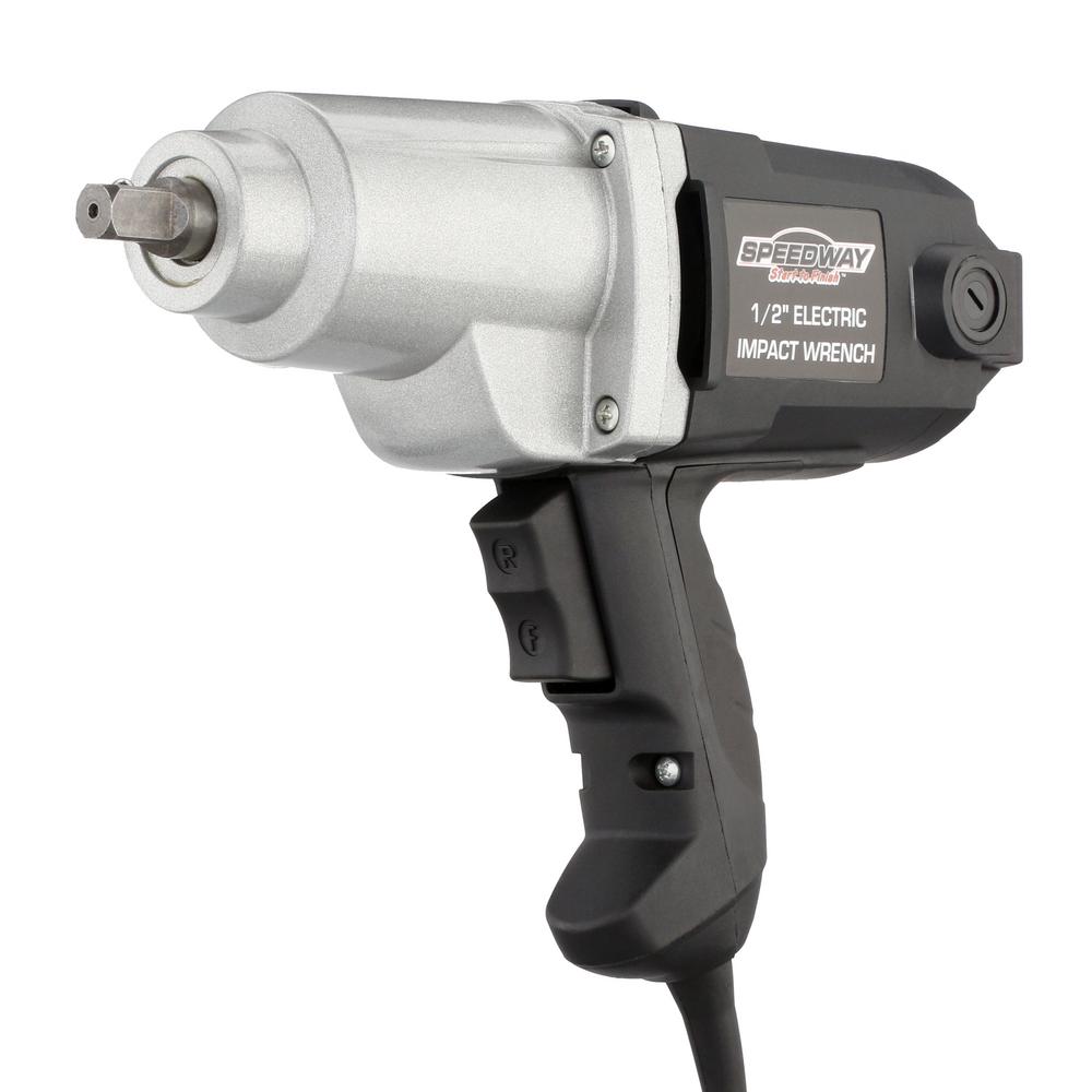SPEEDWAY 1/2 In Electric Impact Wrench Driver 110Volt Rocker Switch