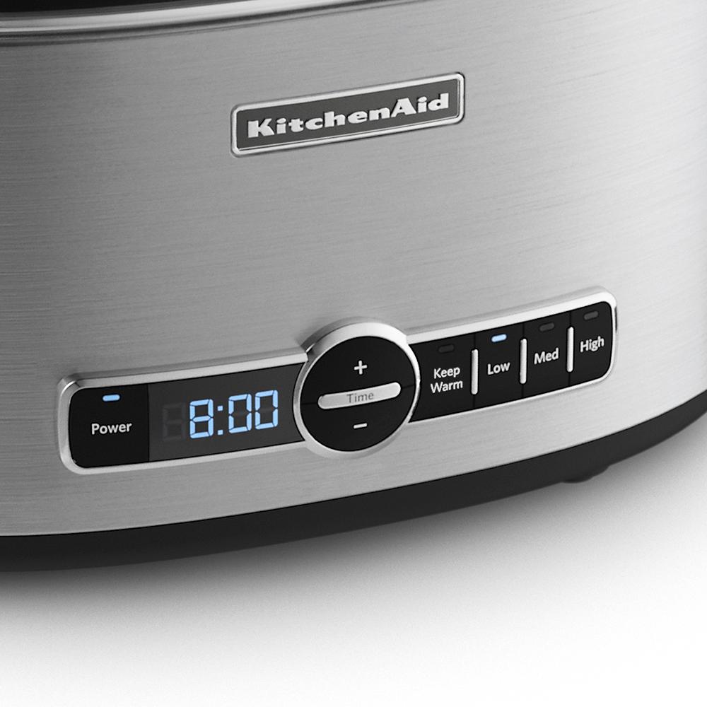 KitchenAid 6 Qt. Programmable Slow Cooker KSC6223SS The Home Depot