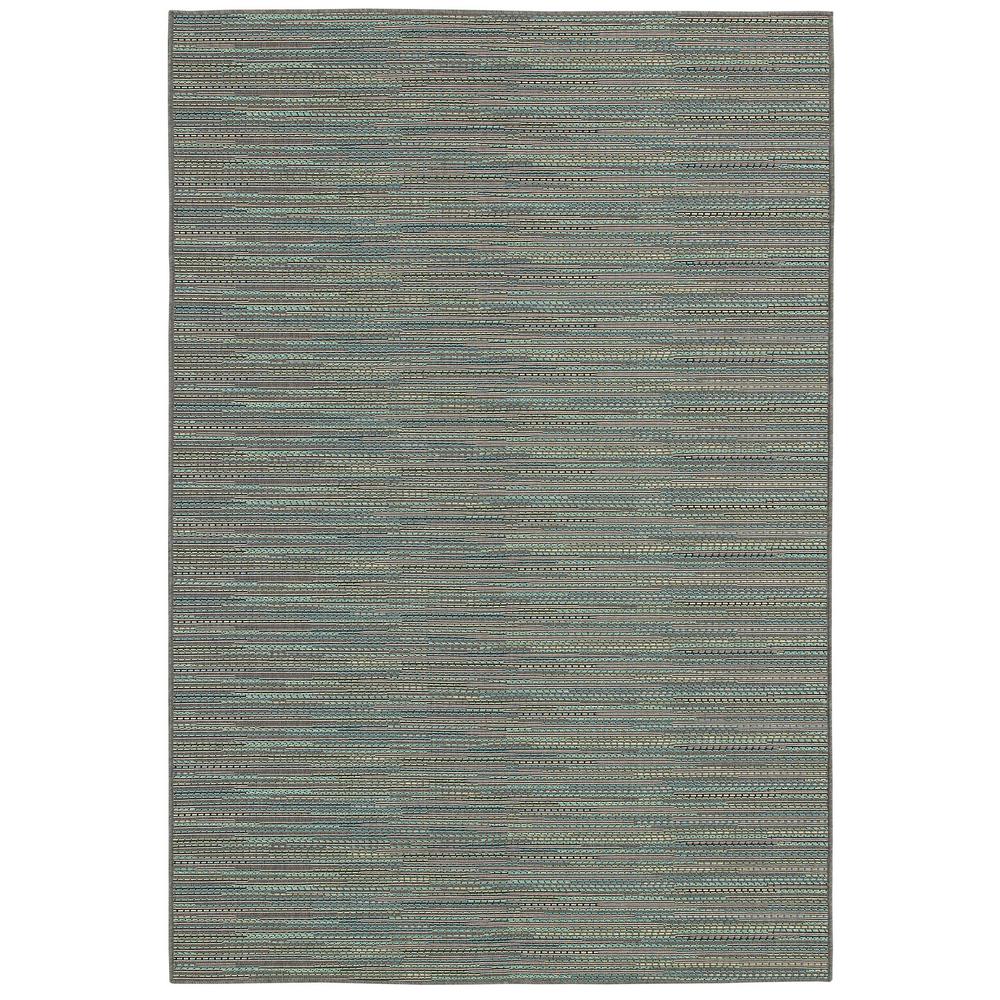 Couristan Monaco Larvotto Blue Multi 8 Ft X 11 Indoor Outdoor Area Rug