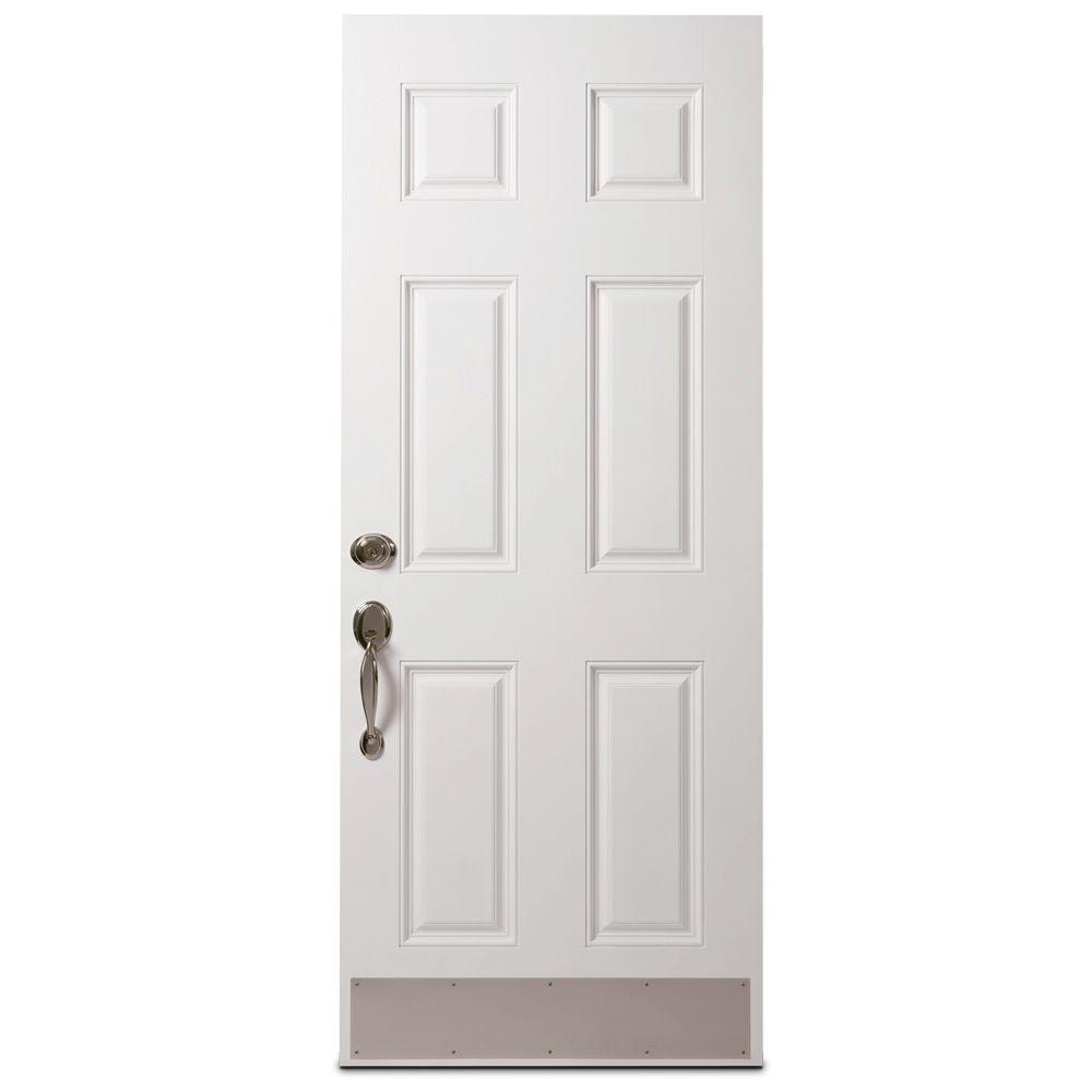 white door kick plate