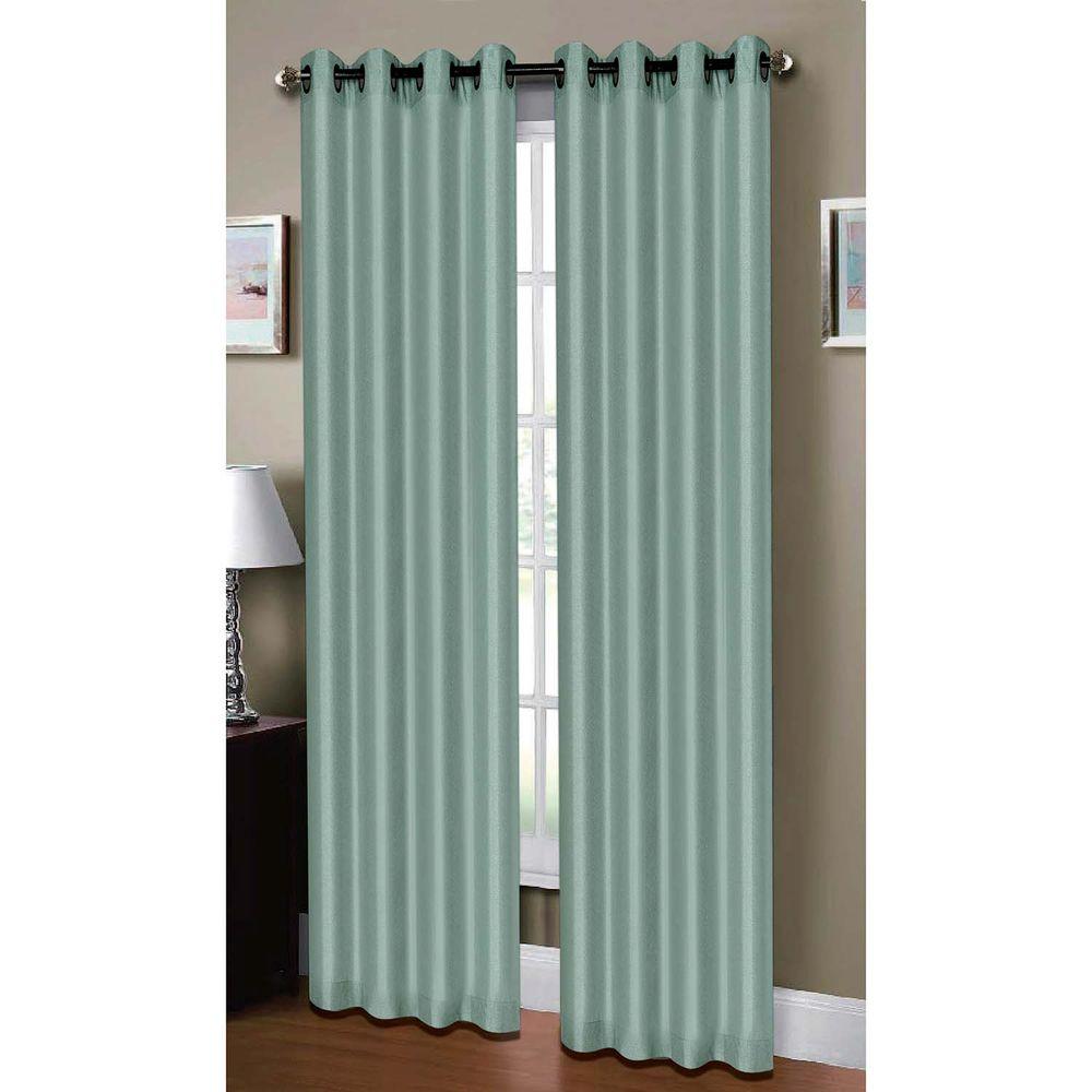 Seafoam Grommet Curtains Drapes Window Treatments The