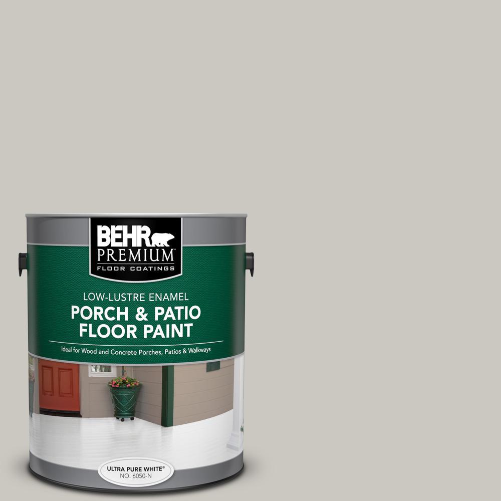 BEHR Premium 1 gal. PPU2412 Whitewash Oak LowLustre Enamel Interior/Exterior Porch and Patio