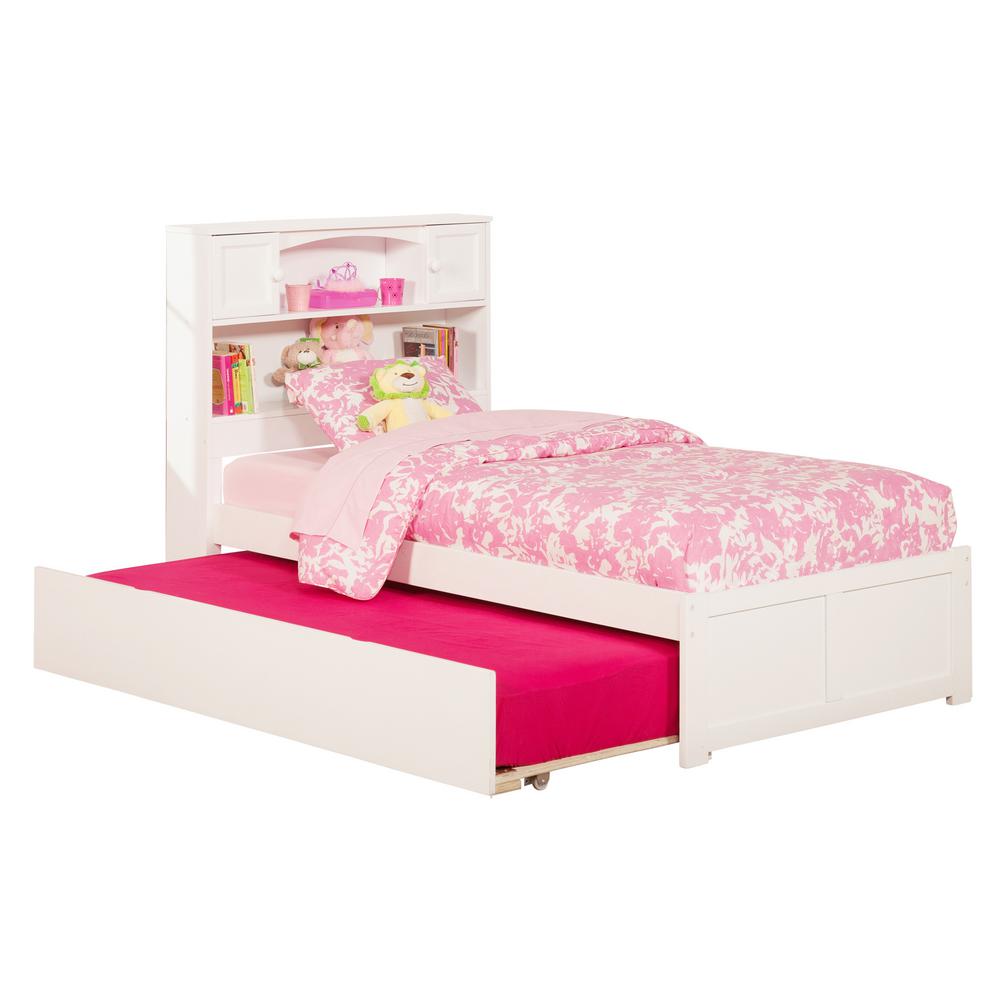 HomeSullivan Blossom White Twin Platform Bed402021TW1 The Home Depot