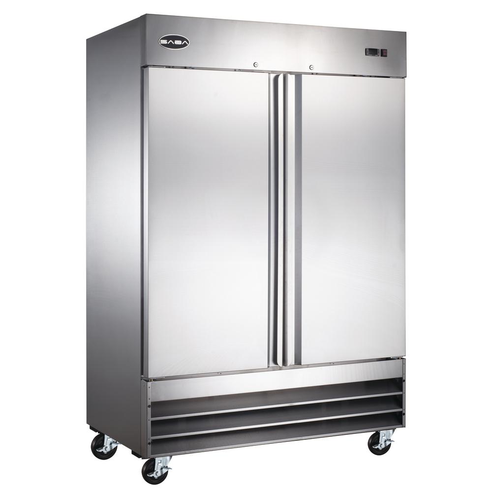 Stainless Steel Saba Commercial Refrigerators S 47r 64 1000 