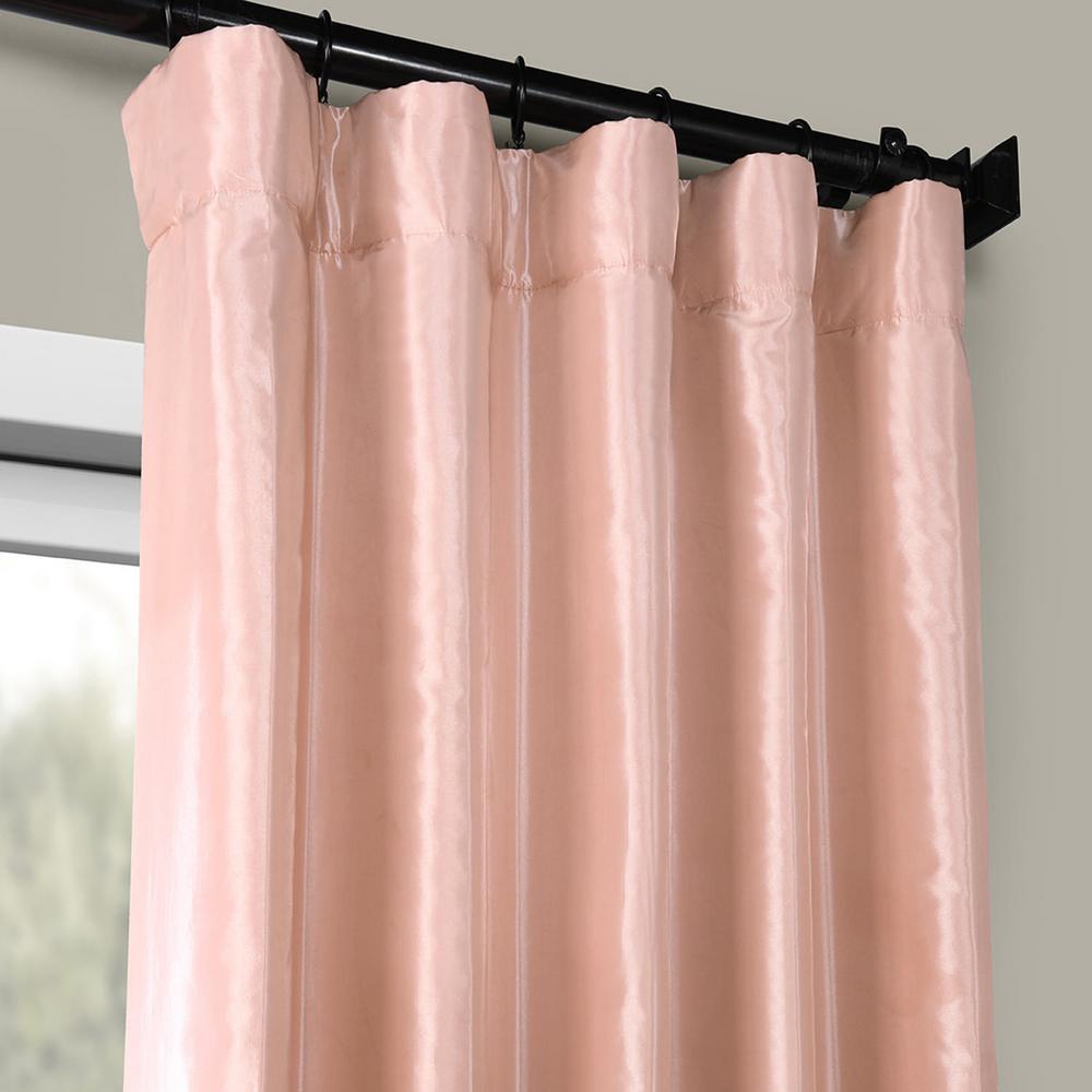 Exclusive Fabrics Furnishings Salmon Rose Pink Blackout Faux