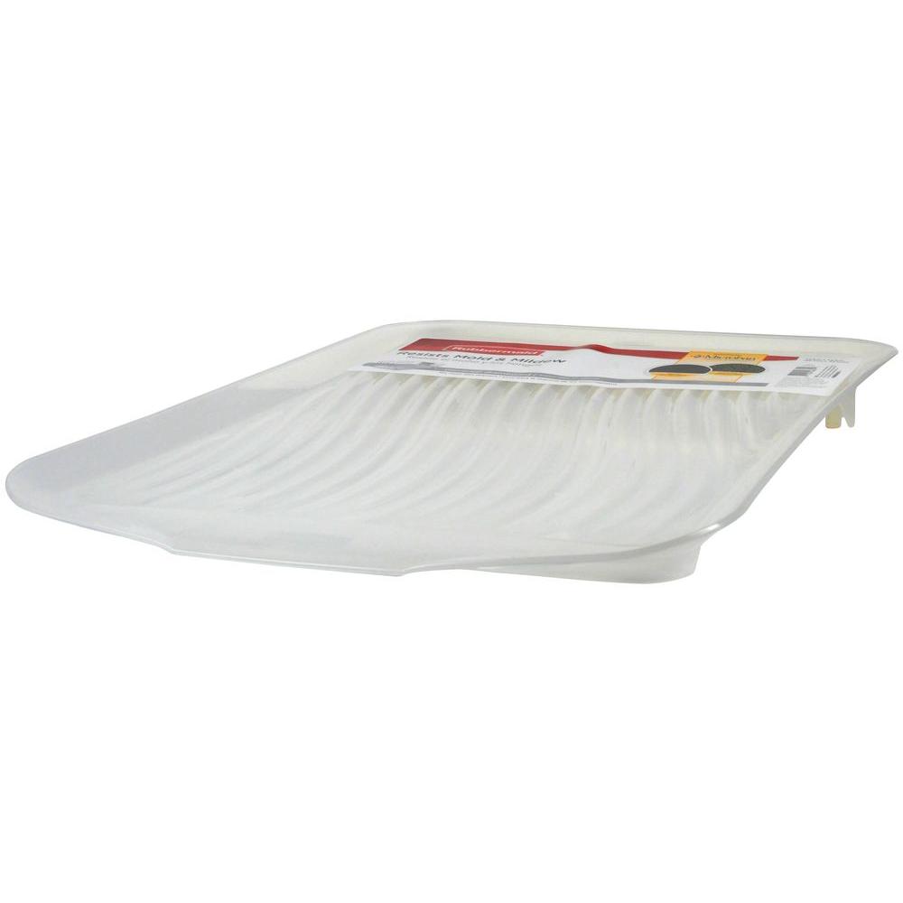 Rubbermaid Universal Drain Board In Clear 1939417 The Home Depot   Rubbermaid Sink Grids 1939417 64 1000 