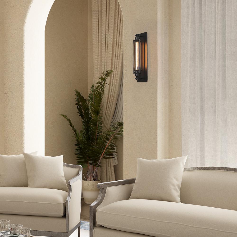black sconces for living room