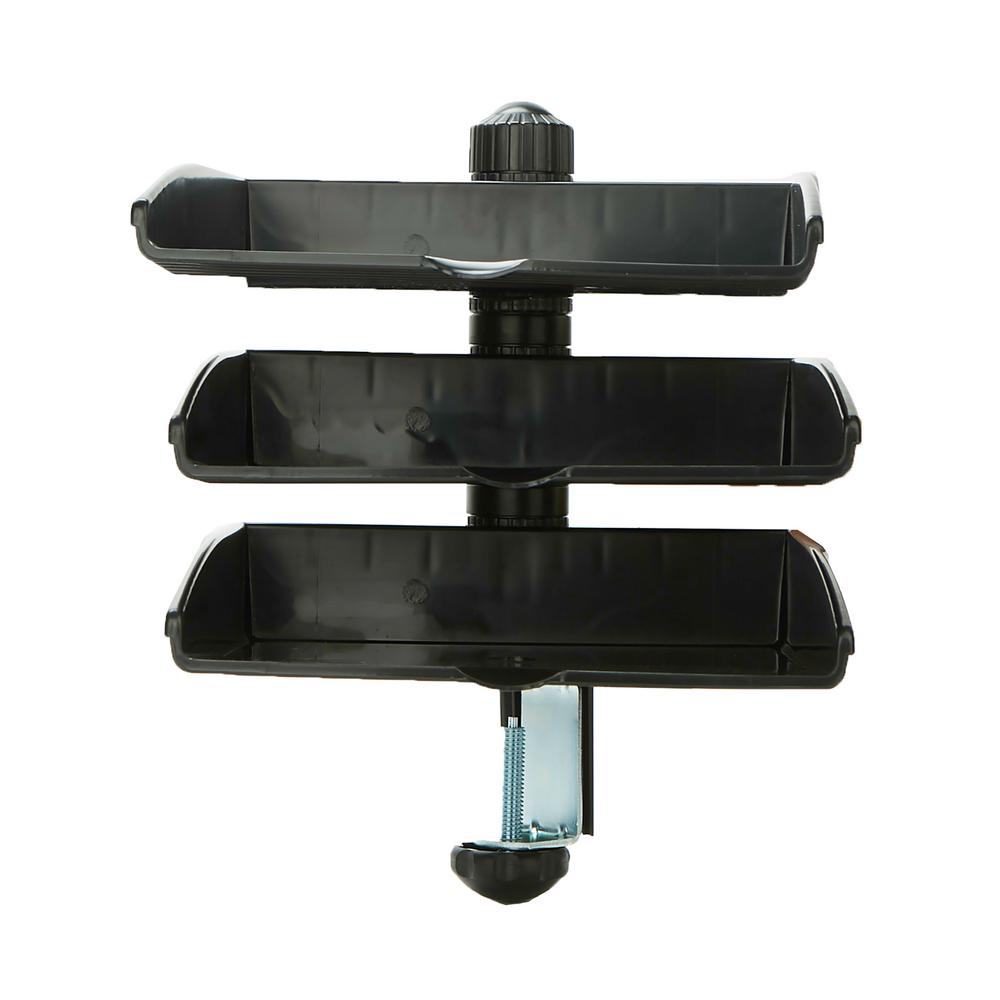 Mind Reader Platform Swivel 360 Documents Tray File Sorter Organizer Black