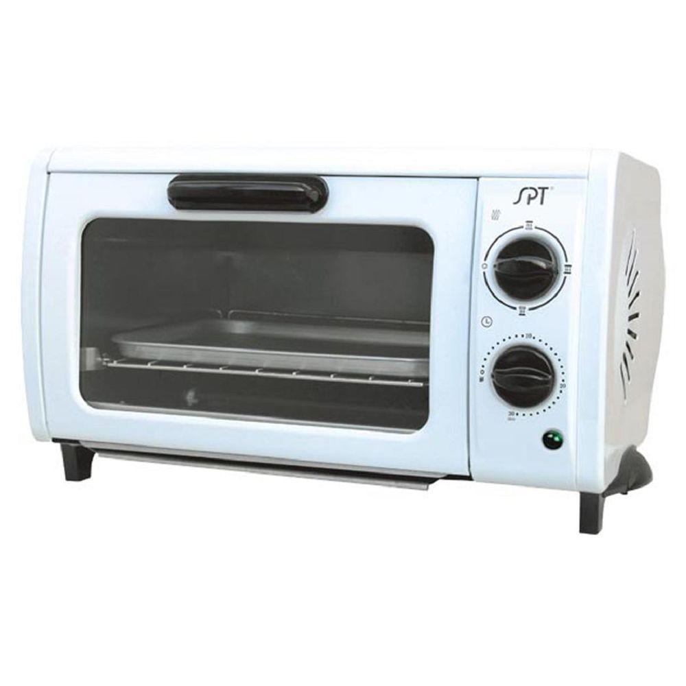 Non Stick Interior Toaster Ovens Toasters Countertop 2 Slice Off White Toaster Oven
